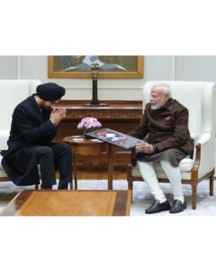 diljit dosanjh meet narendra modi on new year 2025